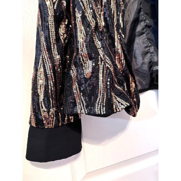 Sequin Jacket Tally Taylor Paris Rome Women's Medium - Picture 2 of 9